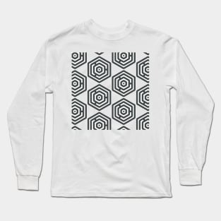 Hexagon pattern Long Sleeve T-Shirt